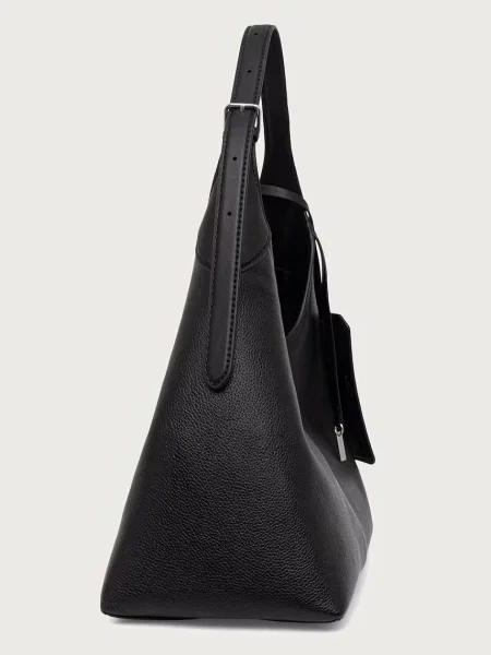 Cu centură geantă shopper Marc Jacobs din piele negru