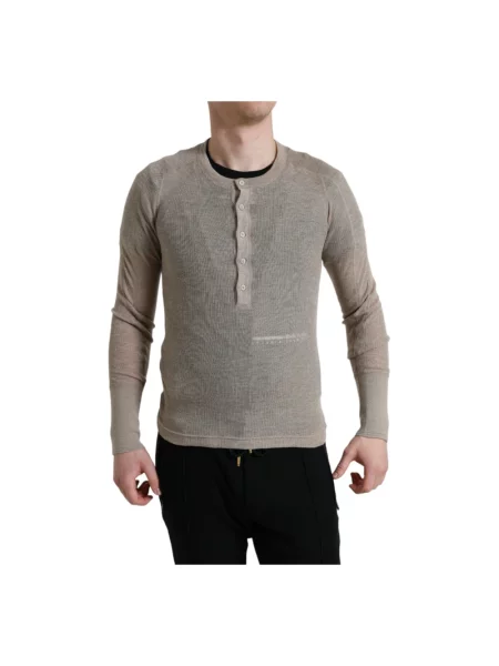 Sweter Dolce And Gabbana beżowy