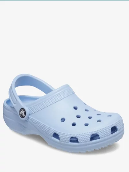 Сабо Crocs голубые