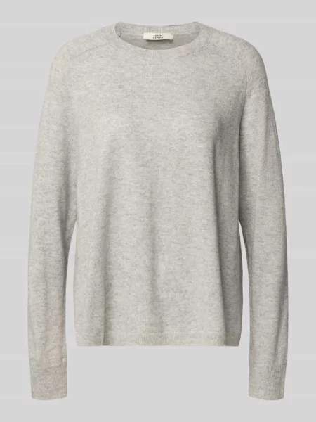 Sweter z dzianiny z mieszanki kaszmiru z raglanowymi rękawami model ‘NIKITA’ 0039 Italy