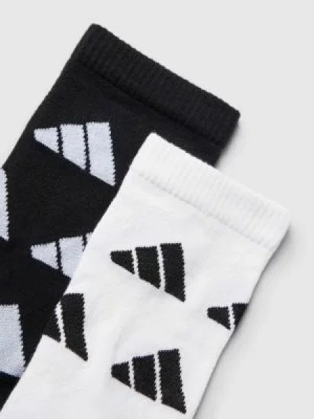 Skarpety z logo na całej powierzchni Adidas Sportswear białe