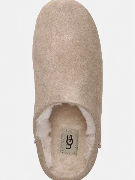 Замшевые тапочки Ugg без шнуровки
