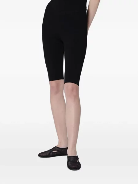 Pantaloni scurți Entire Studios tricotate negru