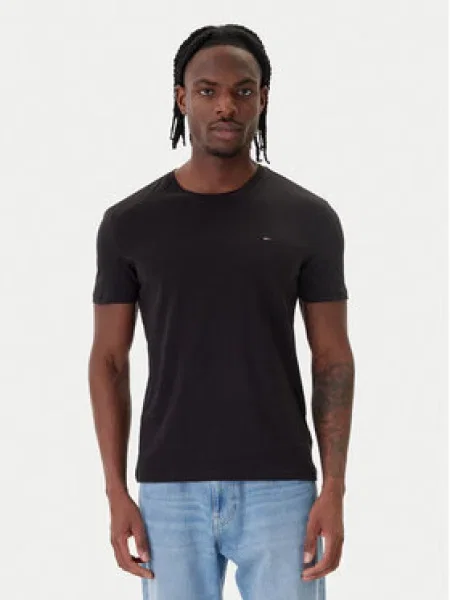 Tommy Jeans Tričko námornícka modrá / čierna biela