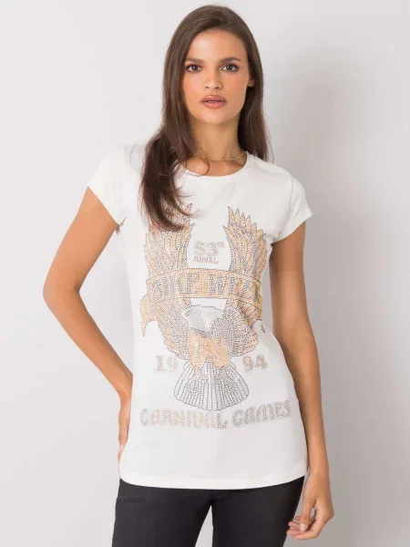 Tričko Fashionhunters biela