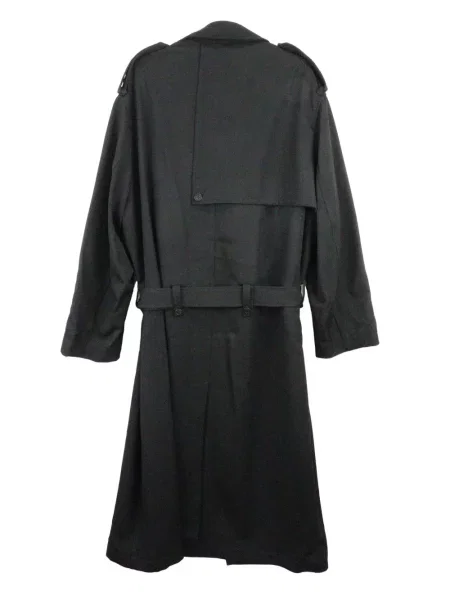 Тренчкот Yohji Yamamoto черно