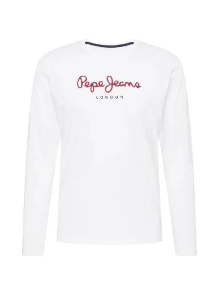 Pepe Jeans Tricou EGGO / roșu alb