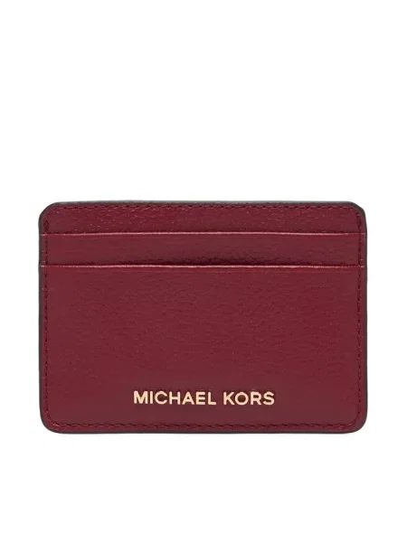 MICHAEL Michael Kors Etui na karty kredytowe Bordowy