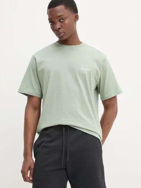 Kratka majica Herschel zelena