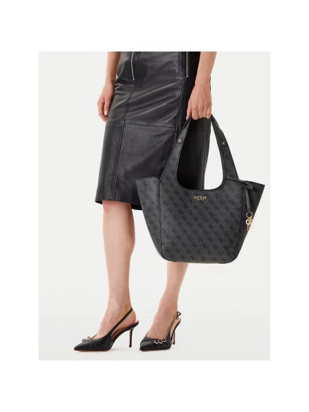 Guess Geantă Calista Gri negru