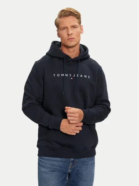 Tommy Jeans Majica dugih rukava Tamnoplava plava