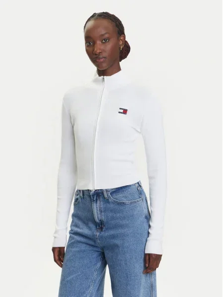 Tommy Jeans Kardiganas balta