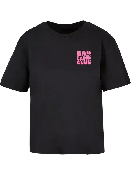 Mister Tee Tricou Bad Babes Club roz negru