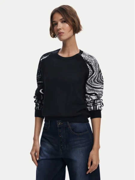 Desigual Pulover Kodiak negru