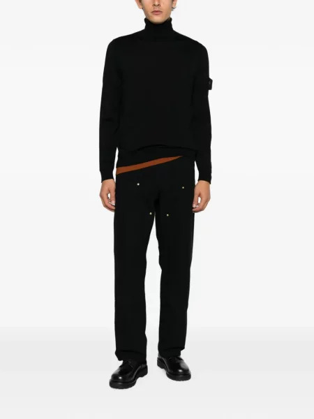 Pulover Stone Island cu strasuri negru