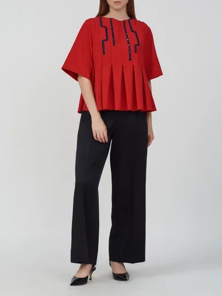 Блуза Carven червона