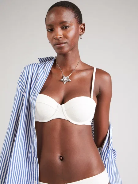 Gornji del bikini Tommy Hilfiger bela