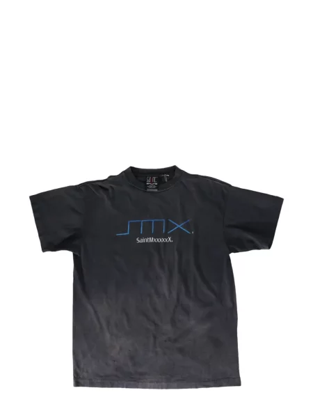 Tricou Saint Mxxxxxx cu imagine negru