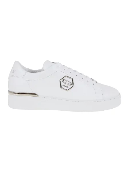 Sneakersy Philipp Plein skórzane białe