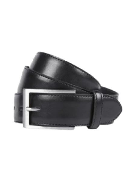 Skórzany ze sprzączką Lloyd Men's Belts czarny