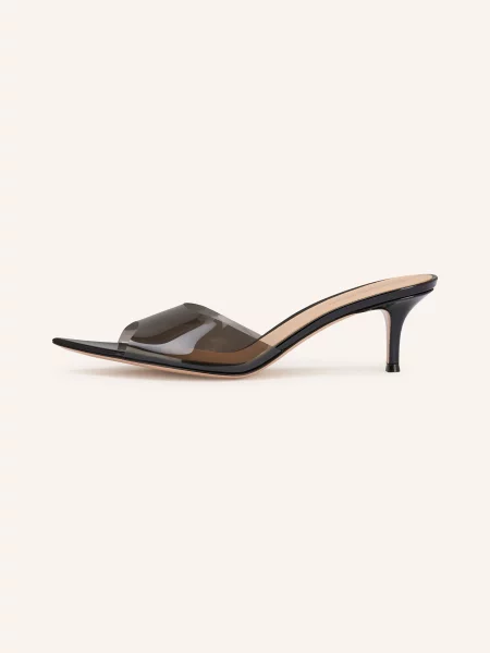 Gianvito Rossi Pantofle Elle 55 černá