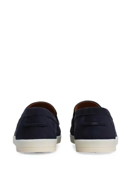 Pantofi loafer Hackett London din piele albastru