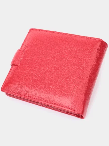 Кожаный кошелек St Leather Accessories красный