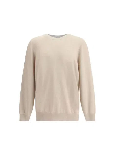 Bluza Brunello Cucinelli z nadrukiem beżowa