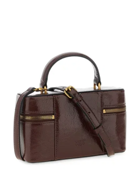 Geanta crossbody Pinko din piele maro