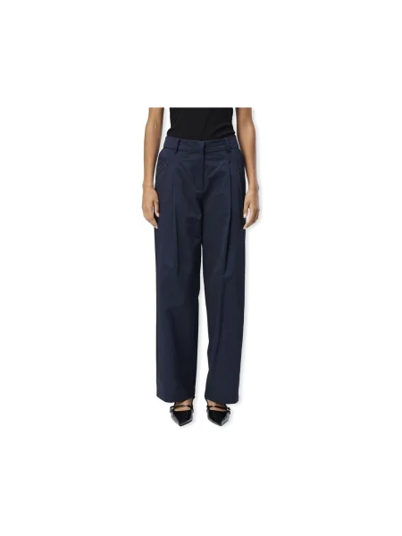 Pantaloni Object albastru