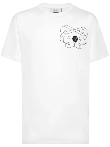 Tricou Philipp Plein alb