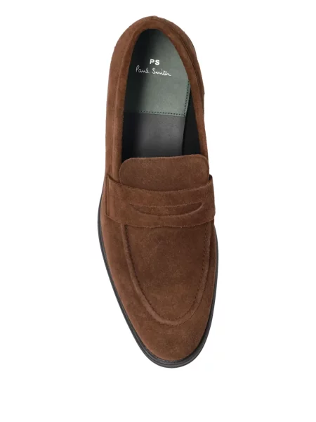 Pantofi loafer Ps Paul Smith din piele de căprioară maro