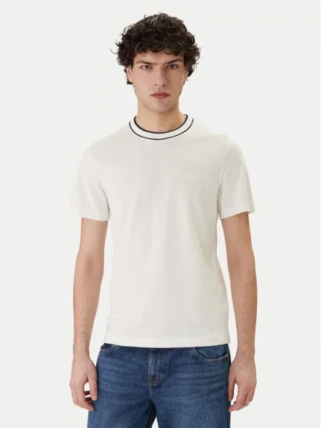 Lacoste koszulka Mężczyźni 3 biały