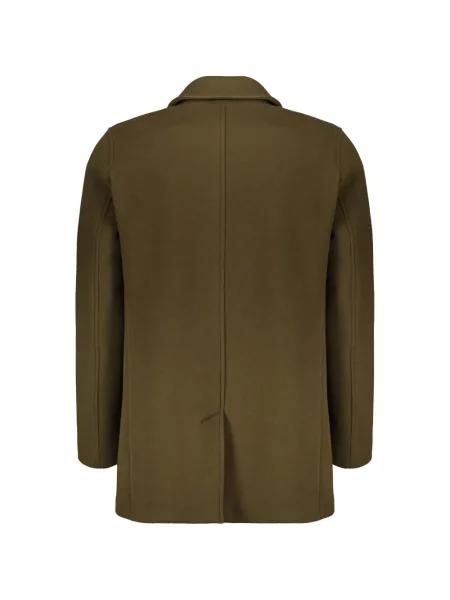 Gulerat palton Herno verde