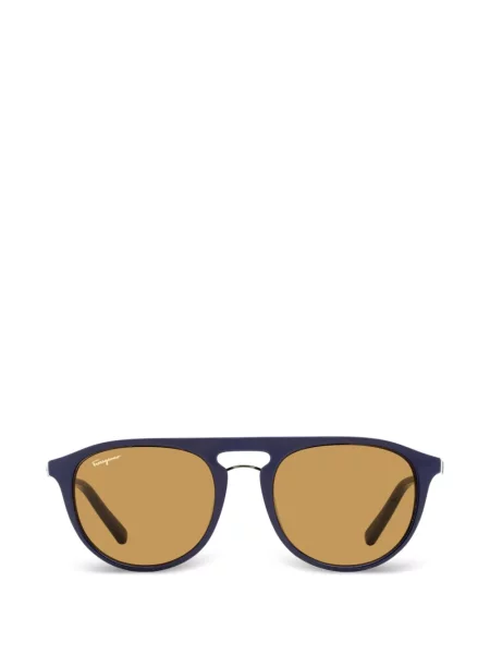 Okulary przeciwsłoneczne Ferragamo Eyewear niebieskie