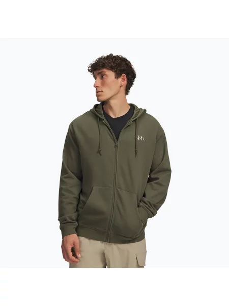 Hanorac din fleece Under Armour din fleece alb