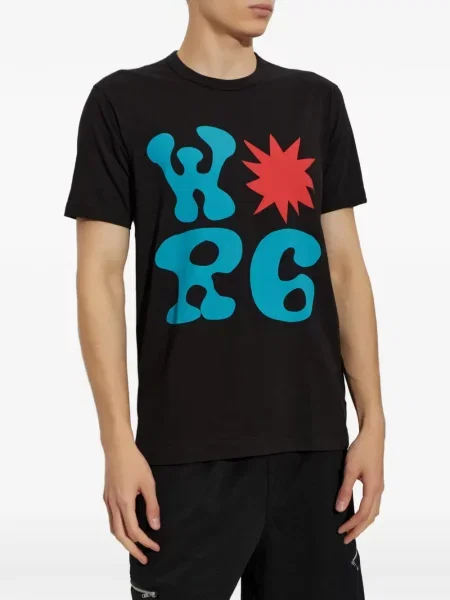 Tricou Comme Des Garçons cu imagine negru