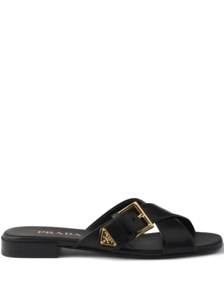 Sandale Prada cu cataramă negru