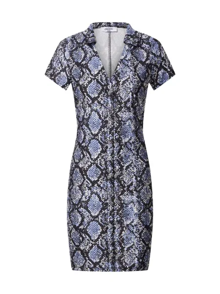 SHYX Rochie Liv negru / murdar / albastru fumuriu / gri alb