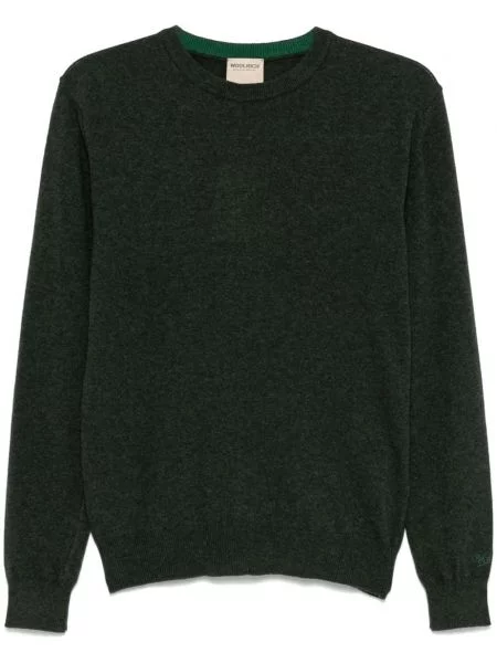 Pulover Woolrich de lână verde