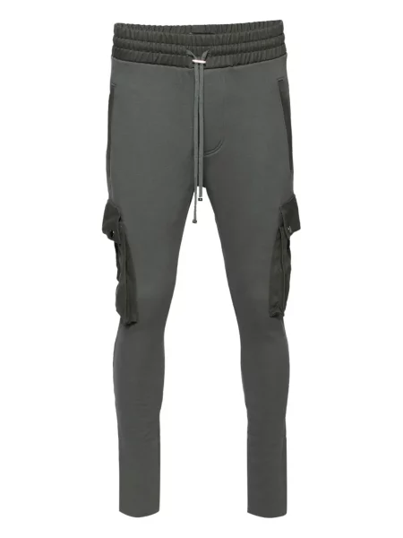 Běžecké kalhoty Amiri se stahovací šňůrkou zelené