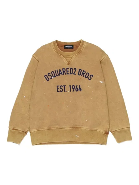 Sweter dziecięcy Dsquared2 brązowy