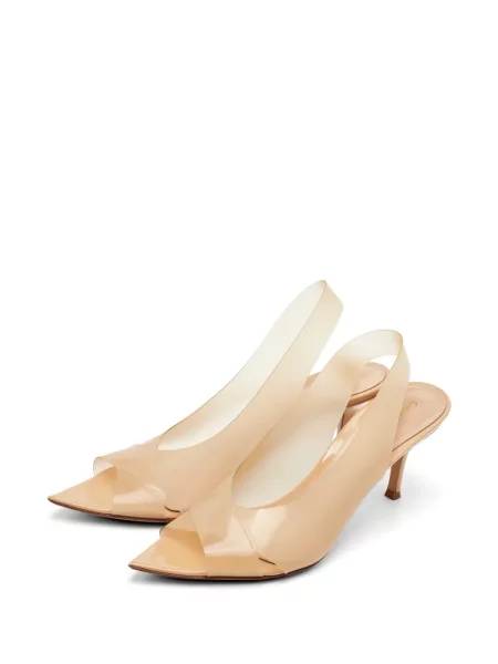 Sandale Gianvito Rossi slingback alb