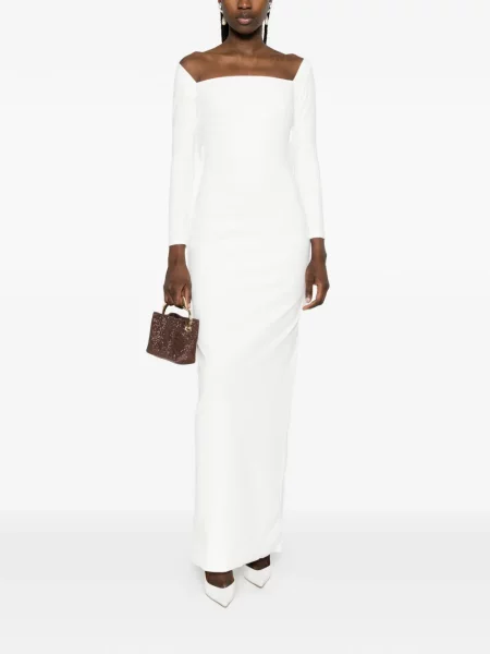 Rochie maxi Solace London alb