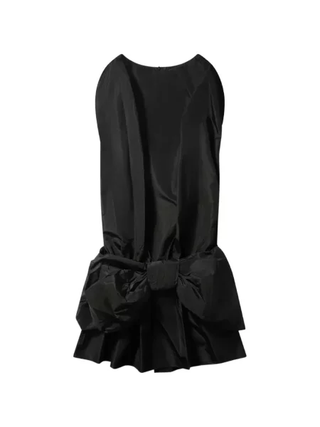 Rochie mini Simone Rocha cu funde negru