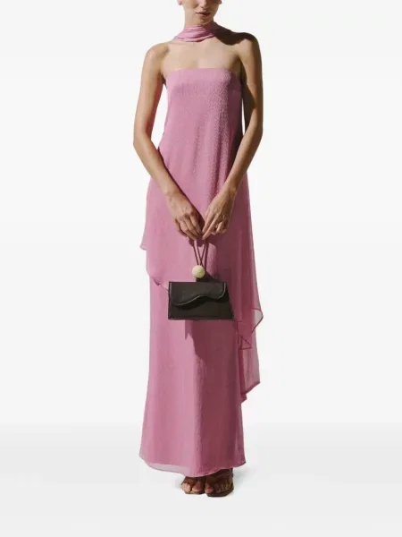 Rochie maxi Baobab fără bretele roz