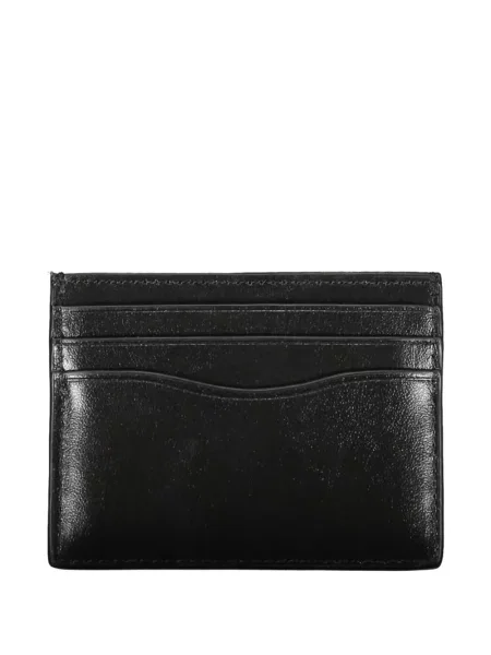 Portofel Calvin Klein din piele cu autograf negru