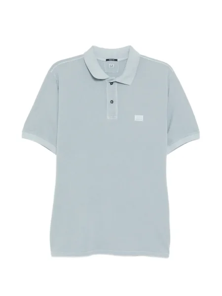 Polo C.p. Company cu broderie albastru