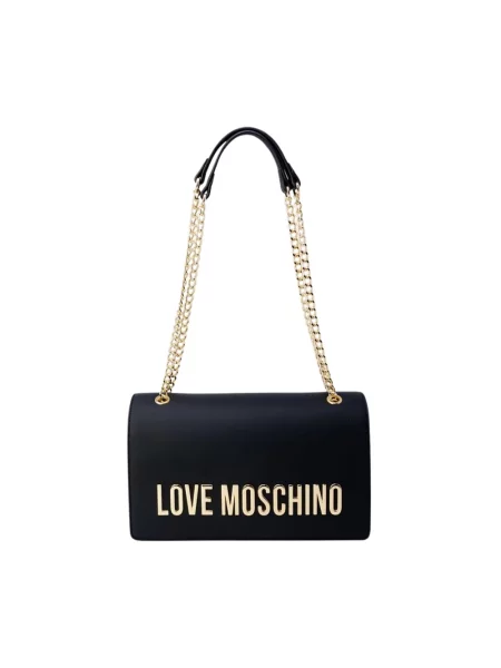 Torebka na łańcuszku Love Moschino czarna