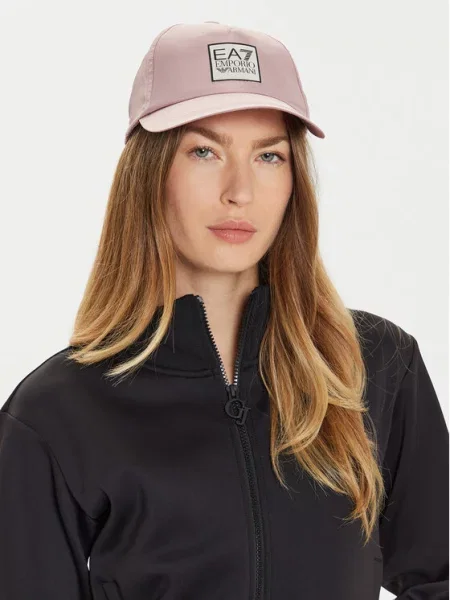 Kapa s šiltom Emporio Armani vijolična